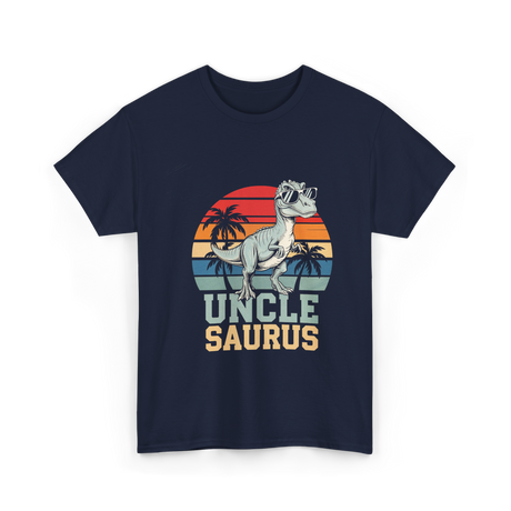 Uncle Saurus Dinosaur Uncle T-Shirt - Navy