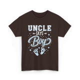 Uncle Says Boy Baby T-Shirt - Dark Chocolate