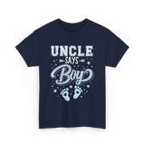 Uncle Says Boy Baby T-Shirt - Navy