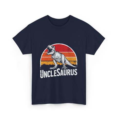 Unclesaurus T Rex Dinosaur T-Shirt - Navy