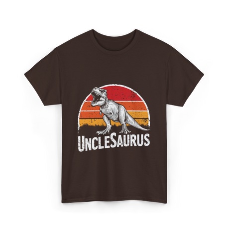 Unclesaurus T Rex Dinosaur T-Shirt - Dark Chocolate