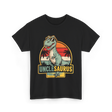 Unclesaurus T Rex Dinosaur Uncle T-Shirt - Black