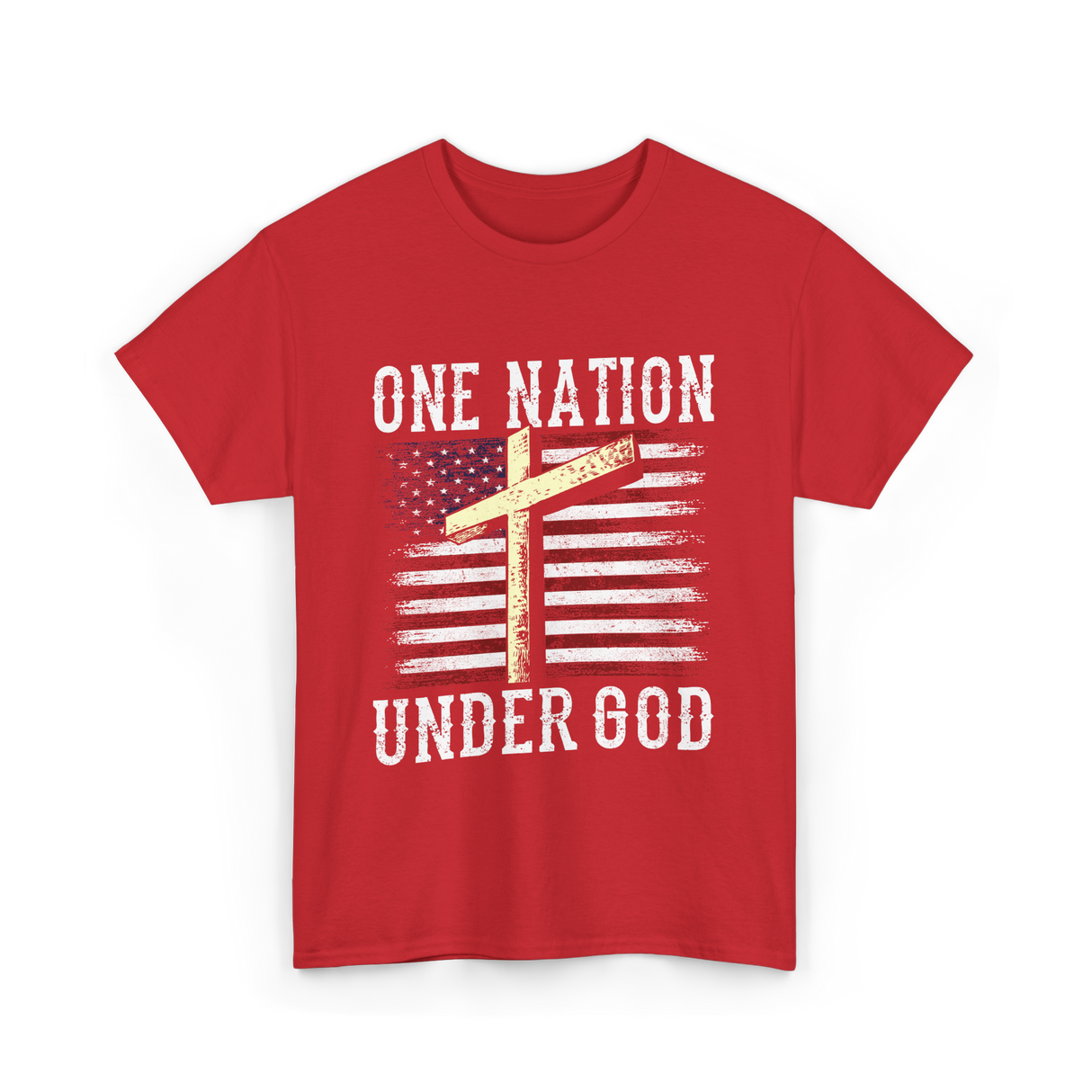 Under God America T-Shirt - Red