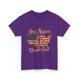 Under God America T-Shirt - Purple