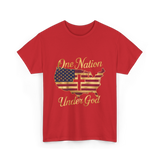 Under God America T-Shirt - Red