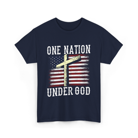 Under God America T-Shirt - Navy