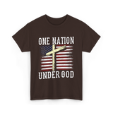 Under God America T-Shirt - Dark Chocolate