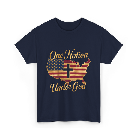 Under God America T-Shirt - Navy