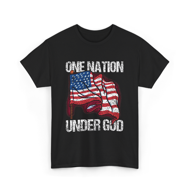 Under God Patriotic T-Shirt - Black