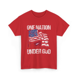 Under God Patriotic T-Shirt - Red