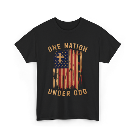 Under God Patriotic T-Shirt - Black