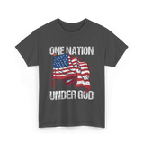 Under God Patriotic T-Shirt - Dark Heather