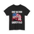 Under God Patriotic T-Shirt - Black