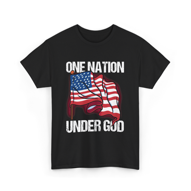 Under God Patriotic T-Shirt - Black