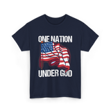 Under God Patriotic T-Shirt - Navy