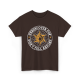 Undercover Cop Don't Tell Anyone Police T-Shirt - Dark Chocolate