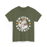 Unicorn Security Muscular Unicorn T-Shirt - Military Green