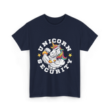 Unicorn Security Muscular Unicorn T-Shirt - Navy