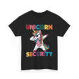 Unicorn Security Unicorn Charm T-Shirt - Black