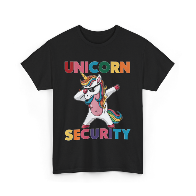 Unicorn Security Unicorn Charm T-Shirt - Black