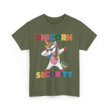 Unicorn Security Unicorn Charm T-Shirt - Military Green