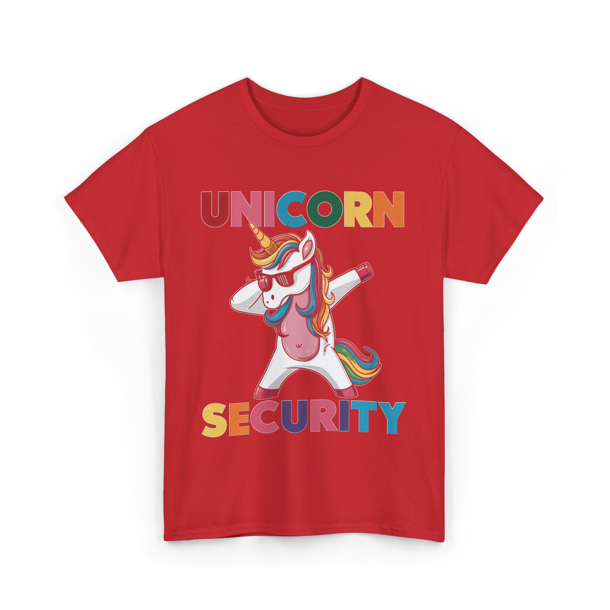 Unicorn Security Unicorn Charm T-Shirt - Red