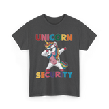 Unicorn Security Unicorn Charm T-Shirt - Dark Heather