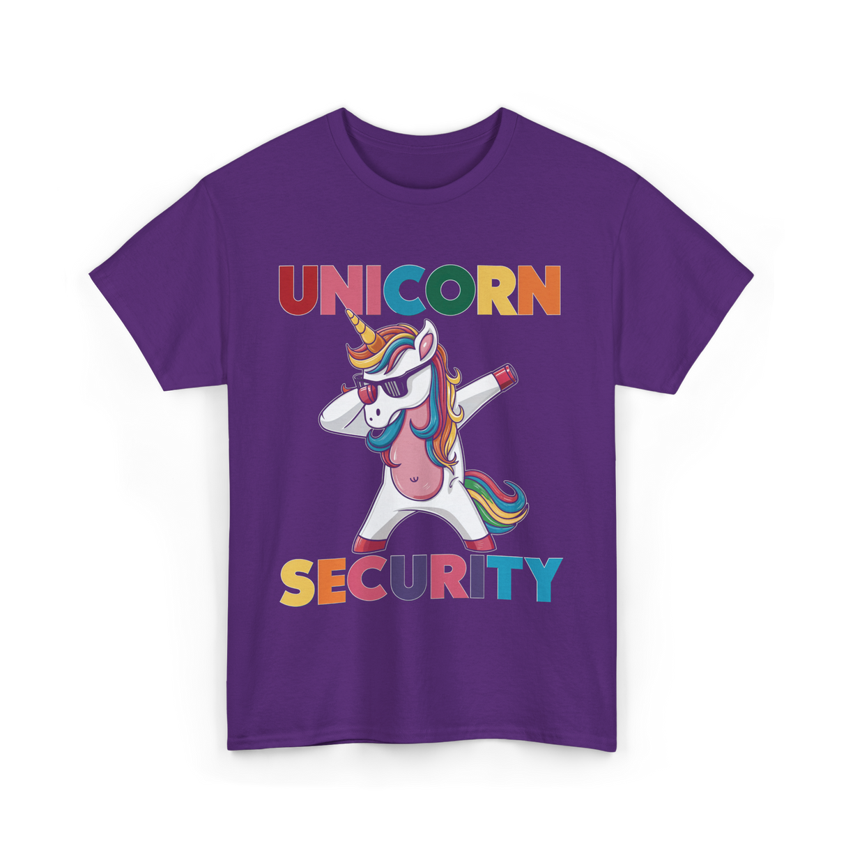 Unicorn Security Unicorn Charm T-Shirt - Purple