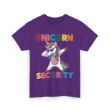 Unicorn Security Unicorn Charm T-Shirt - Purple