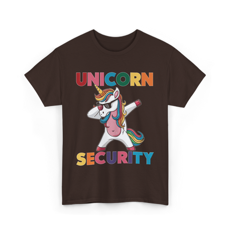 Unicorn Security Unicorn Charm T-Shirt - Dark Chocolate