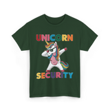 Unicorn Security Unicorn Charm T-Shirt - Forest Green