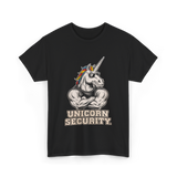 Unicorn Security Unicorn Lover T-Shirt - Black