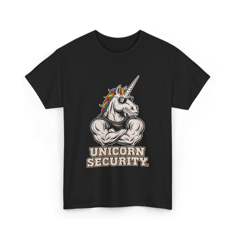 Unicorn Security Unicorn Lover T-Shirt - Black