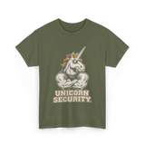 Unicorn Security Unicorn Lover T-Shirt - Military Green