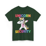 Unicorn Security Unicorn T-Shirt - Forest Green