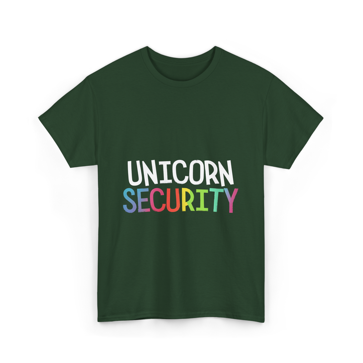 Unicorn Security Unicorn T-Shirt - Forest Green