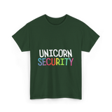 Unicorn Security Unicorn T-Shirt - Forest Green