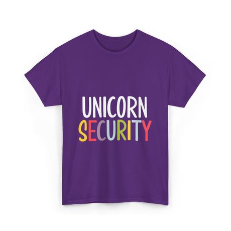 Unicorn Security Unicorn T-Shirt - Purple