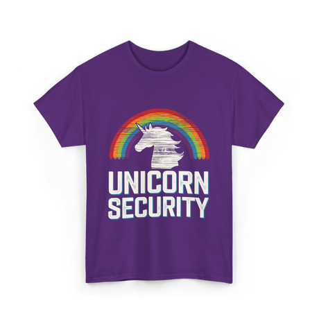 Unicorn Security Unicorn T-Shirt - Purple