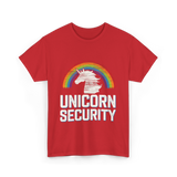 Unicorn Security Unicorn T-Shirt - Red