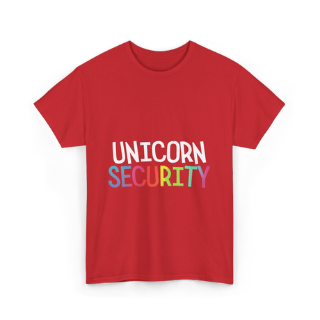 Unicorn Security Unicorn T-Shirt - Red