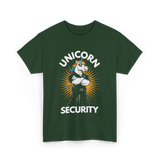 Unicorn Security Unicorn T-Shirt - Forest Green