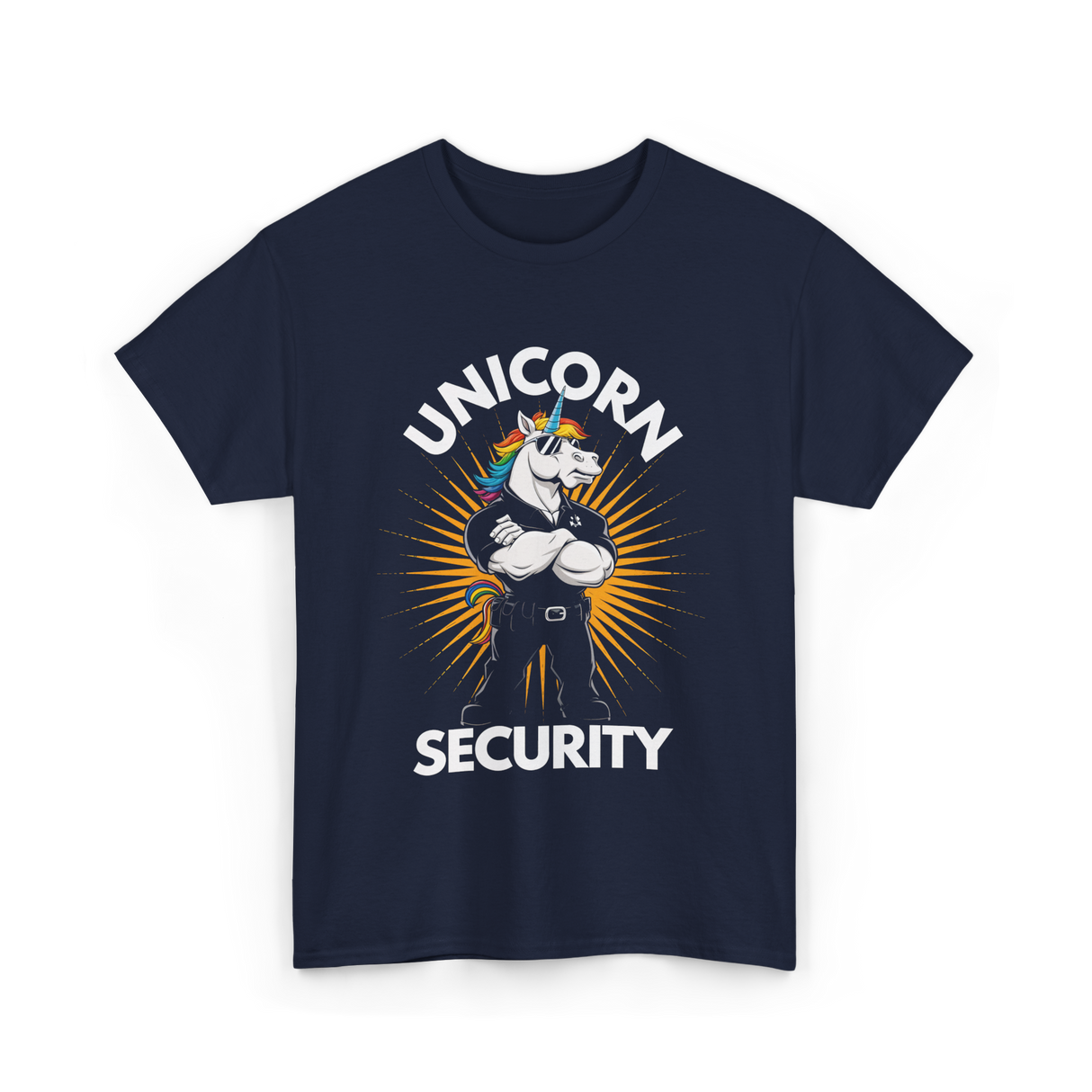 Unicorn Security Unicorn T-Shirt - Navy