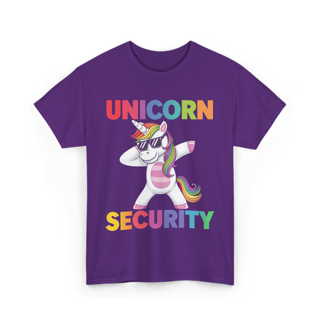 Unicorn Security Unicorn T-Shirt - Purple