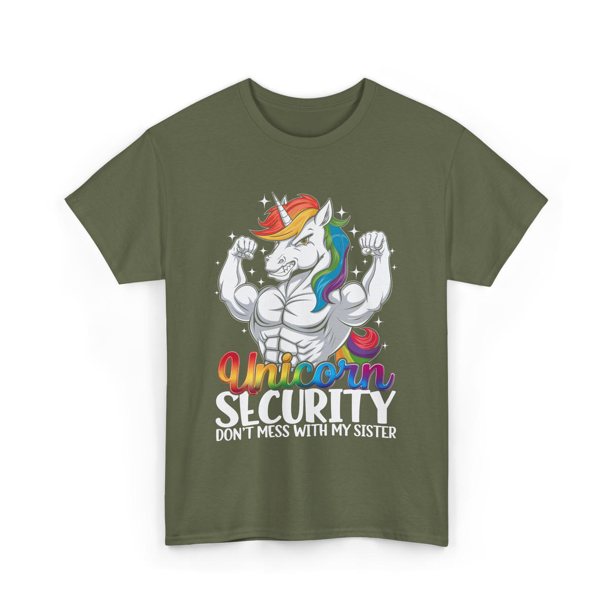 Unicorn Security Unicorn T-Shirt - Military Green