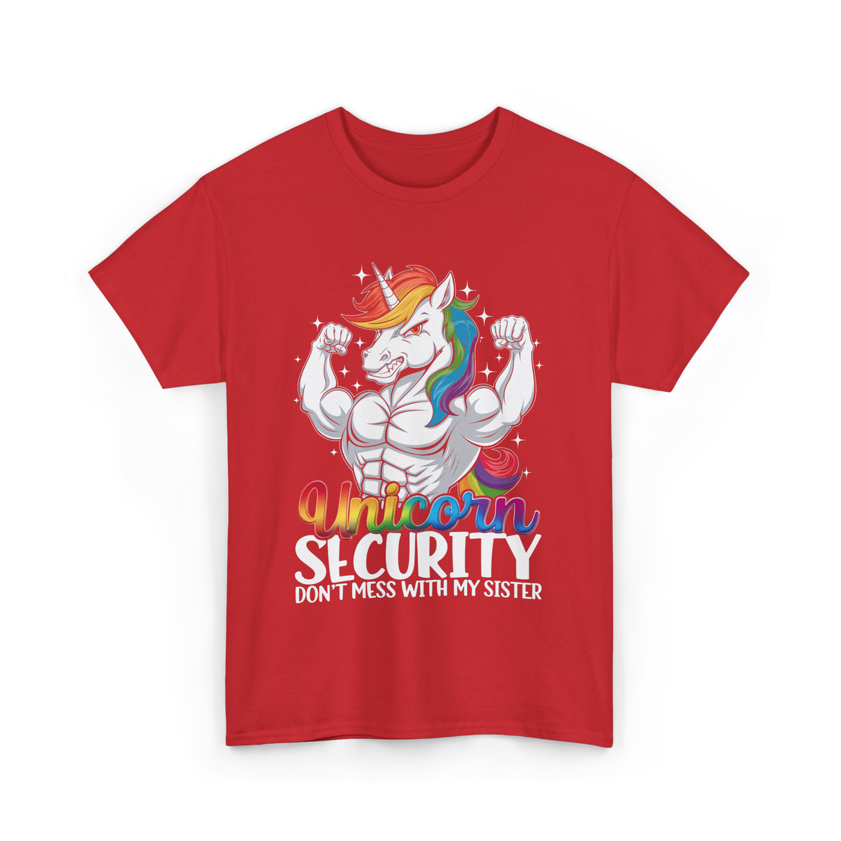 Unicorn Security Unicorn T-Shirt - Red