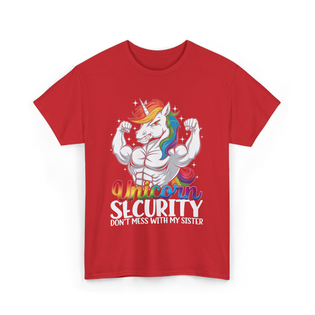 Unicorn Security Unicorn T-Shirt - Red