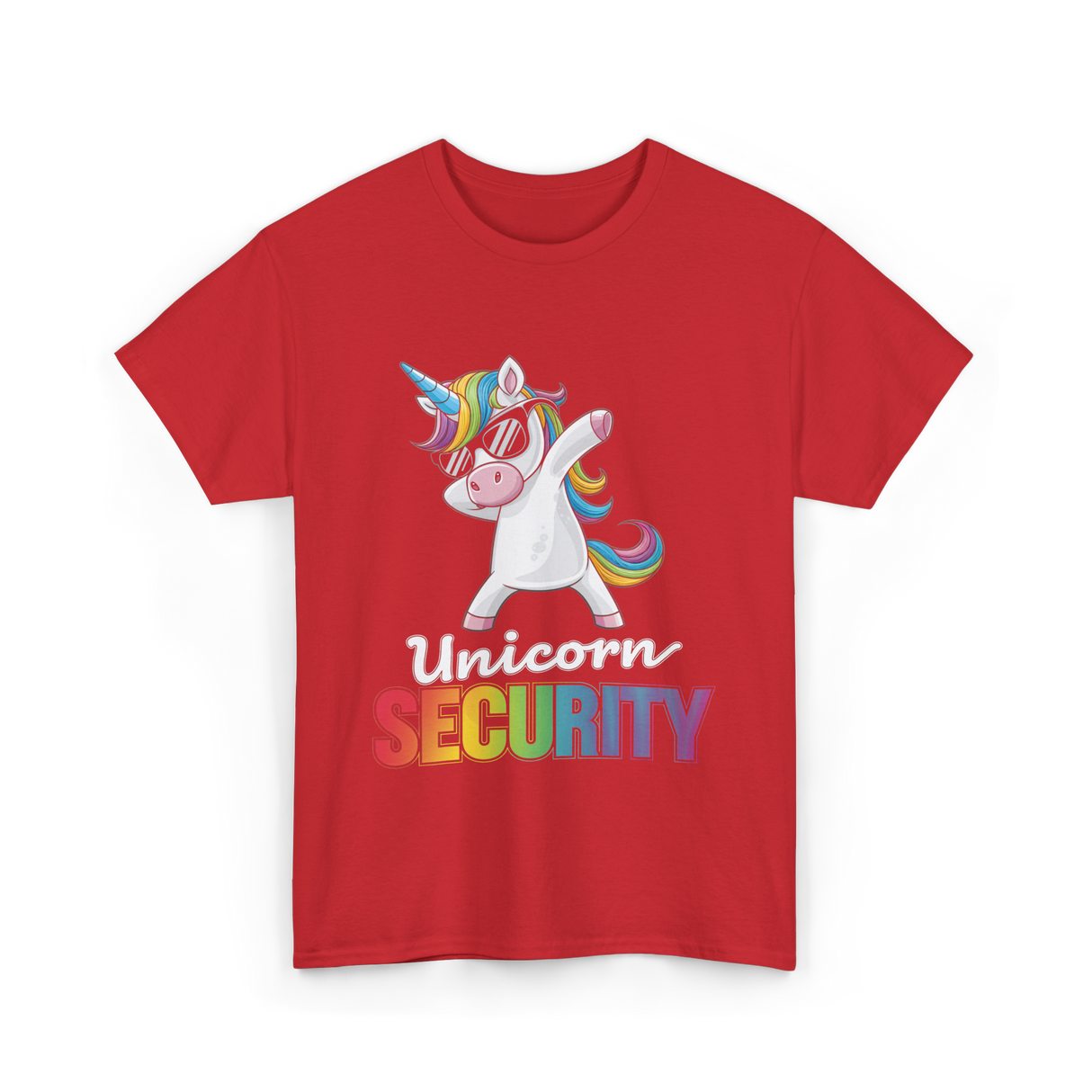 Unicorn Security Unicorn T-Shirt - Red