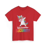 Unicorn Security Unicorn T-Shirt - Red