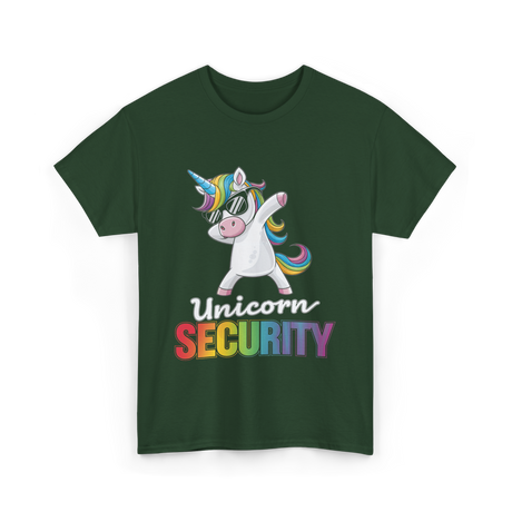 Unicorn Security Unicorn T-Shirt - Forest Green